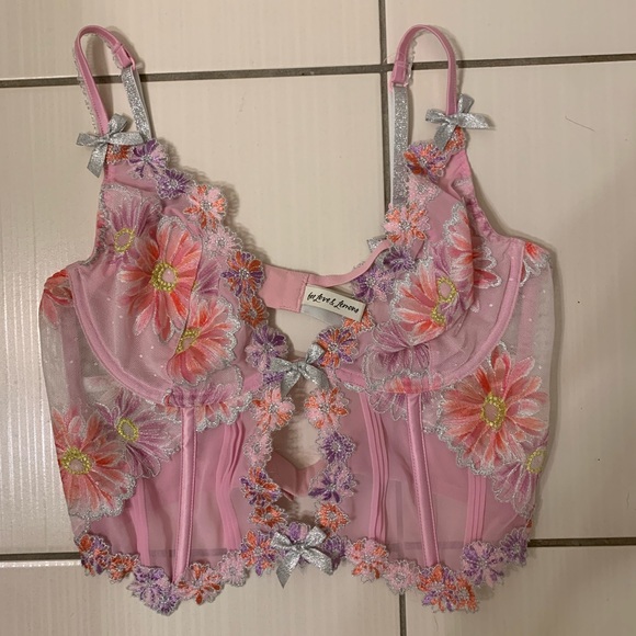 For Love And Lemons Tops - FOR LOVE AND LEMONS X VICTORIA’S SECRET collab corset top